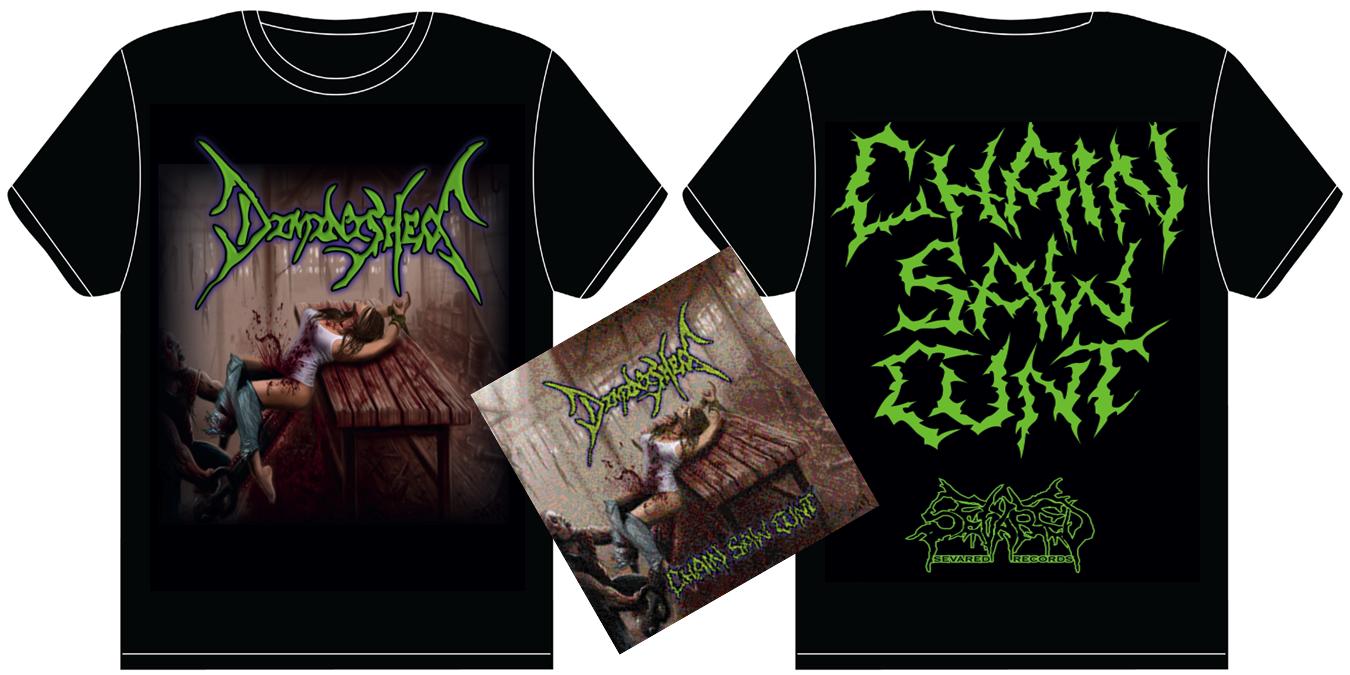 DIMINISHED- Chainsaw.. CD / T-SHIRT PACKAGE SMALL OUT NOW!!!